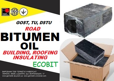 Bitumens for construction, roofing, brittle, insulating, road, special, liquefied